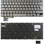 česká klávesnice Samsung Ultra NP740U3E NP730U3E stříbrná CZ/SK no frame podsvit – Zboží Živě