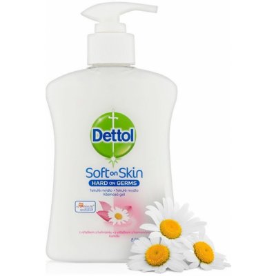 Dettol antibakteriální tekuté mýdlo s mlékem z bavlny a heřmánkem dávkovač 250 ml