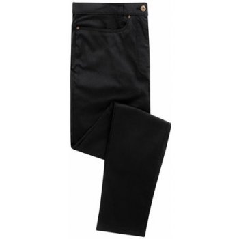 Premier Workwear pánské chino džíny slim fit PR560 Black