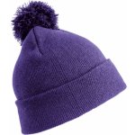 Blingstar čepice beanie s bambulí fialová levandule – Hledejceny.cz