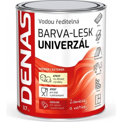 Denas Univerzál lesk 0,7 kg středně hnědá – Zboží Mobilmania