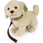 Eco- Friendly Rappa pes zlatý retrívr stojící s vodítkem 25 cm – Zbozi.Blesk.cz