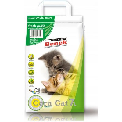 BENEK Super Corn Cat kukuřičné Natural 14 l – Zboží Mobilmania