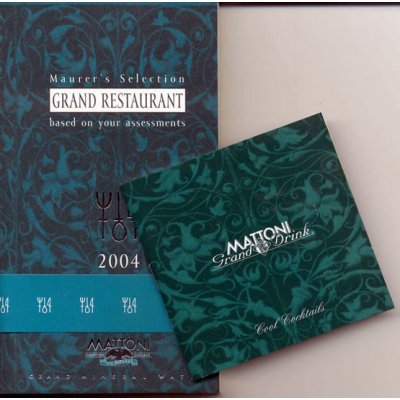 Maurer's Selection - Grand Restaurant 2004 - based on your assessments - Maurer Pavel