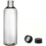 Via Plastová lahvička čirá s černým uzávěrem 100 ml – Zboží Mobilmania