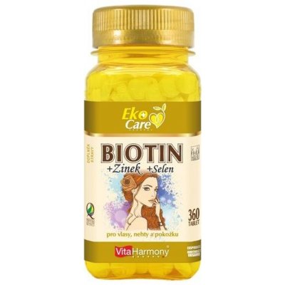 Vita Harmony Biotin + Zinek + Selen 80 tablet – Zboží Mobilmania