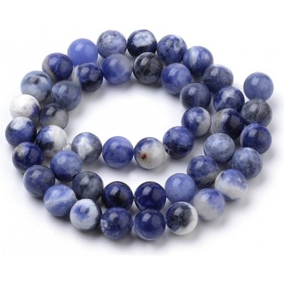 NUBIO Přírodní africký sodalit - korálky, modré, 6 mm – Zbozi.Blesk.cz