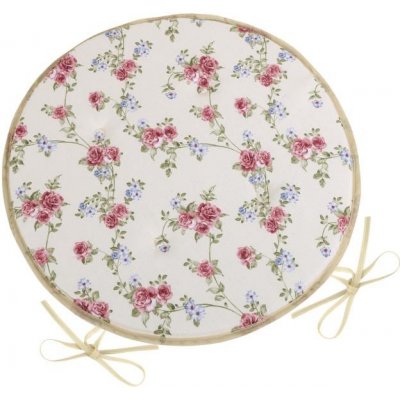 Bellatex Dita kulatý hladký pnoucí růžička béžový 40 cm – Zboží Dáma