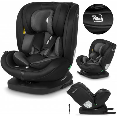 Lionelo s ISOFIXEM BASTIAAN I-size 2023 black grey – Zboží Dáma