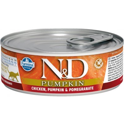N&D GF Cat Pumpkin Adult Chicken & Pomegranate 80 g