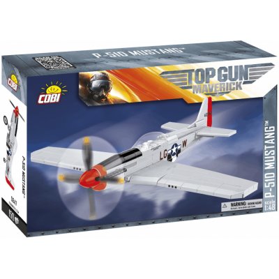 COBI 5847 TOP GUN Maverick 1:48 Americký stíhací letoun North American P 51D Mustang – Zboží Dáma