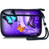 Kosmetická taška Huado kosmetické pouzdro Motýlci ve fialové Huado TX-15907