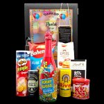 Trezor dárková bedna s potiskem dětské šampaňské Robby Bubble a dobroty – Zboží Mobilmania