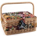 Kazeta / košík na šití čalouněný Varianta: 13 multikolor květy, Balení: 1 ks 32789/43543/239903 – Hledejceny.cz