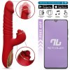 Vibrátor InToYou App Series Ascen Thrusting & Waving with App Red