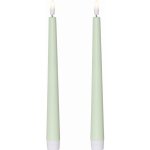 STAR TRADING LED svíčka Flamme Candy Green – set 2 ks, zelená barva – Hledejceny.cz