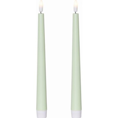 STAR TRADING LED svíčka Flamme Candy Green – set 2 ks, zelená barva – Hledejceny.cz