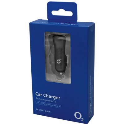 O2 PD 20W černá 194029 – Zboží Mobilmania