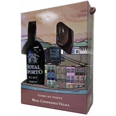 Royal Oporto Ruby 19% 0,75 l (dárkové balení 2 sklenice) – Sleviste.cz