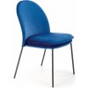 Jídelní židle MOB Kemis modrá / černá