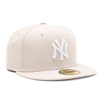 New Era 59FIFTY MLB NOS League ess 59fifty New York Yankees Stone / White – Zbozi.Blesk.cz