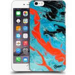 Pouzdro Picasee silikonové Apple iPhone 6 Plus/6S Plus - Blue Magma čiré – Hledejceny.cz