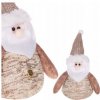 Vánoční dekorace SPRINGOS Vánoční Santa Claus 22 cm béžovo-hnědý CA0318-XG