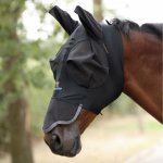 Shires Maska proti mouchám Pro Stretch s nosem černá – Sleviste.cz