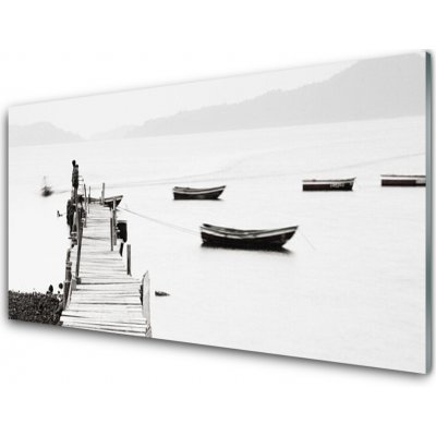 akrylový obraz Most Loďky Architektura 100x50 cm – Hledejceny.cz