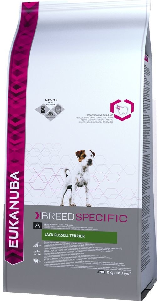 Eukanuba Adult Breed Specific Jack Russell Terrier 3 x 2 kg