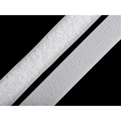 Suchý zip háček + plyš šíře 25 mm 1 bílá – Hledejceny.cz