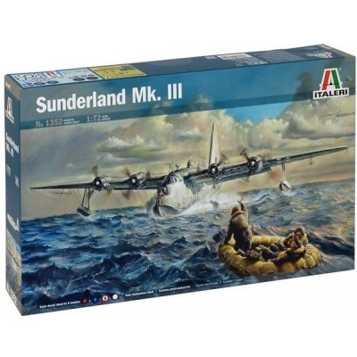 Italeri Model Kit letadlo 1352 SUNDERLAND Mk.III CF 33-1352 1:72 – Zbozi.Blesk.cz