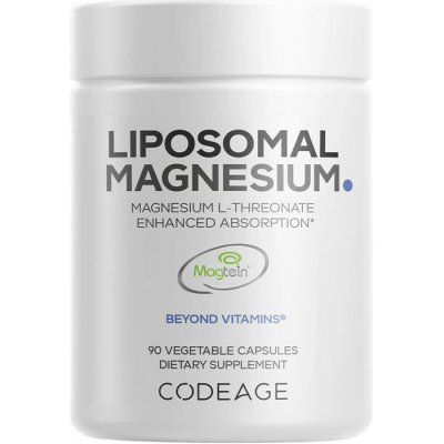 Codeage Liposomal Magnesium L-Threonate 90 Veg Kapslí – Hledejceny.cz