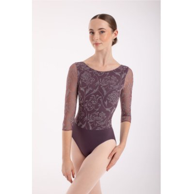 Trikot Intermezzo Garden collection s 3/4 rukávem 31670 fialová – Zboží Dáma