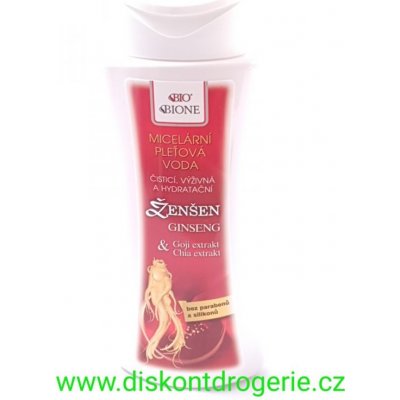 Bione Cosmetics Ženšen micelární pleťová voda 255 ml