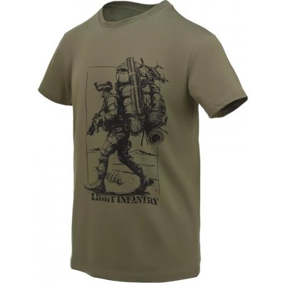 Tričko Helikon-Tex Triko LIGHT INFANTRY OLIVE GREEN – Zbozi.Blesk.cz