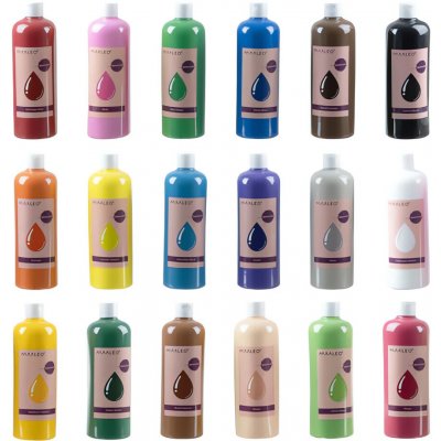 Maaleo 26341 plakátové barvy 18 x 500 ml – Sleviste.cz