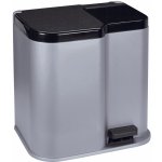 Curver ST2211421 DUO BIN 21 l stříbrný / černý – Zboží Dáma