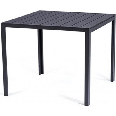 Vikio Zahradní jídelní stůl 90x90cm DT165 Antracit – Hledejceny.cz