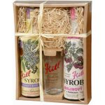 Kitl Syrob se sklenicí Bez a Malina 2 x 0,5 l – Zboží Mobilmania