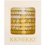 KKNEKKI Dárková sada gumiček KKnekki Butter Edition – set 8 ks, žlutá barva, textil – Hledejceny.cz