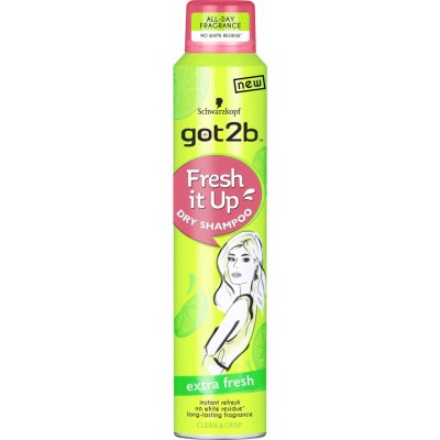 Got2b suchý šampon Extra Fresh 200 ml – Zbozi.Blesk.cz