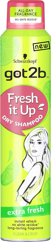 Got2b suchý šampon Extra Fresh 200 ml
