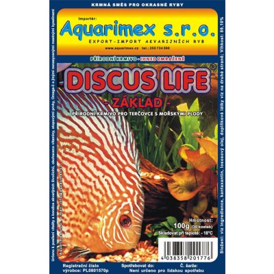 Aquarimex mražené discus life basic 100 g – Zboží Mobilmania