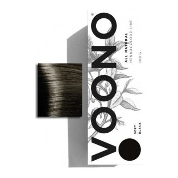 Voono Henna na vlasy Soft Black 100 g