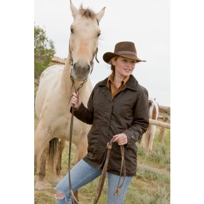 australská bunda Avalon jacket hnědá – Zboží Dáma