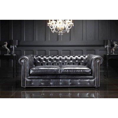 Barrington Furniture Chesterfield Blenheim černá coal – Sleviste.cz