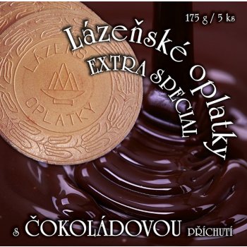 Clip Lázeňské oplatky extra special s čokoládou 175 g