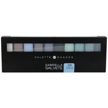 Gabriella Salvete Palette 10 Shades paleta očních stínů se zrcátkem a aplikátorem 01 Rose 12 g