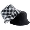 Klobouk Camerazar Fisher Bucket Hat černobílá kartáčovaná
